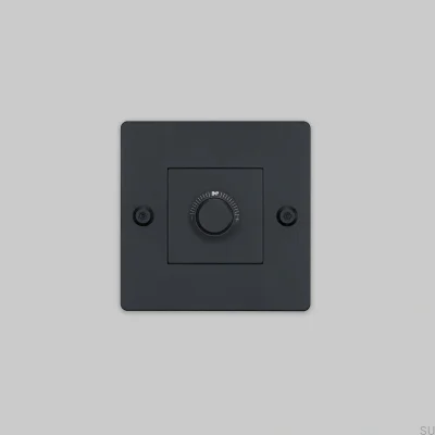LED Linjär 1G 120W Stål Svart Europeisk Standarddimmer utan logotyp