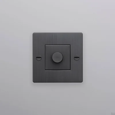 LED-kors 1G 250W dimmer utan logotyp, mässing, bränd brons, europeisk standard