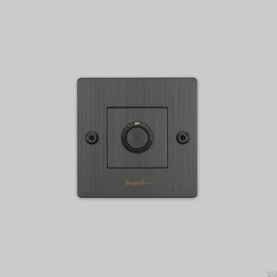 LED Linjär 1G 120W Dimmer med Logotyp, Mässing, Bränd Brons, Europeisk Standard