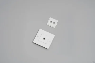 Ram med fyllning utan logotyp Platta 1G Stål Vit Europeisk standard