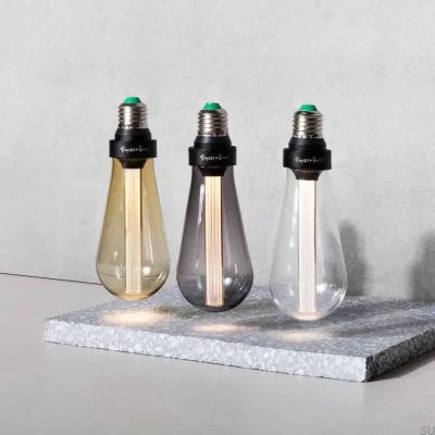 Buster LED E27 2W Kristall Dimbar Glödlampa