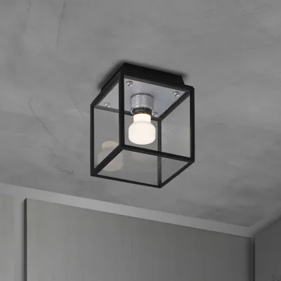 Caged Wet S stål taklampa i silver