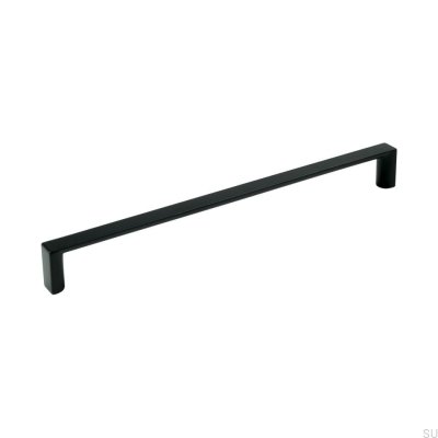 Avlångt möbelhandtag 735 224 Black Metal