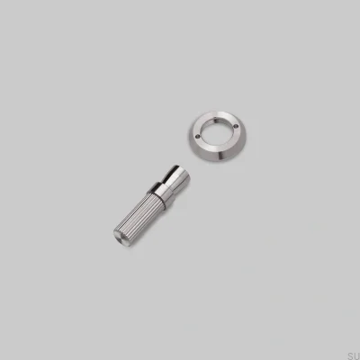 Dekorationsset för Detail Linear Steel Silver-strömbrytaren