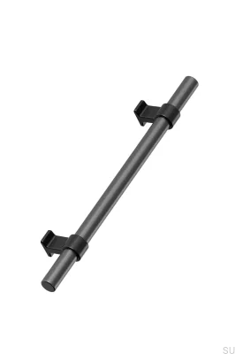 Bond 2x544 Aluminium Mattsvart Gun Metal Avlångt Möbelhandtag