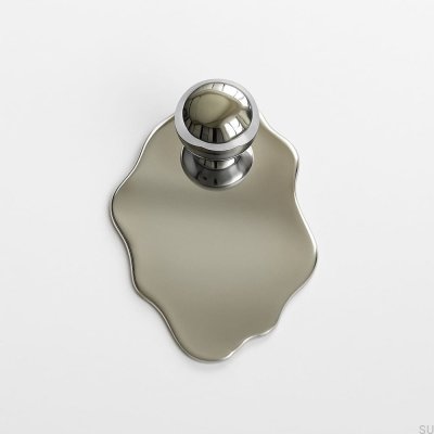Oyster 30 möbelhandtag i mässing, krom