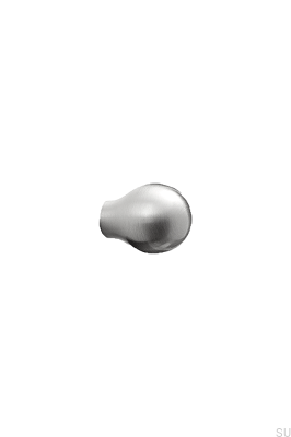 Käpp 21.8 möbelknopp, polerat silver