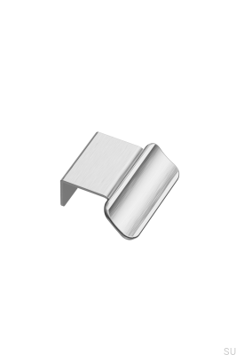Volet 20 möbelhandtag i aluminium med silverkant
