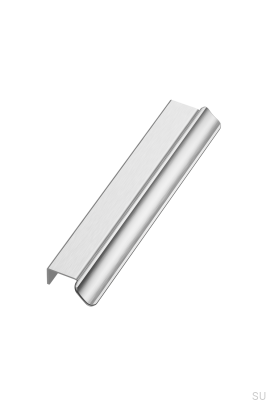Volet 160 Aluminium Silverkant Möbelhandtag