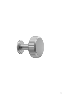 Villa Round 30 Metall Silver Möbelknopp