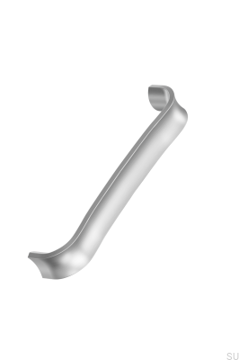 Ribbon 160 Metall Silver Avlångt Möbelhandtag