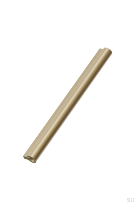 Lucente 1088 avlångt möbelhandtag, aluminium, matt guld