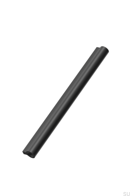 Lucente 1088 avlångt möbelhandtag, aluminium, mattsvart