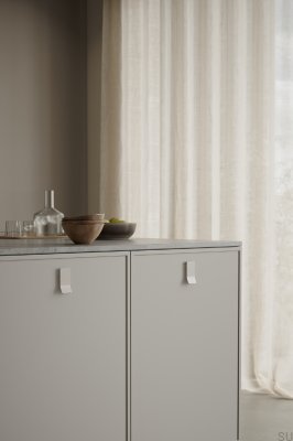 Leaf 32 Metall Beige Avlångt Möbelhandtag