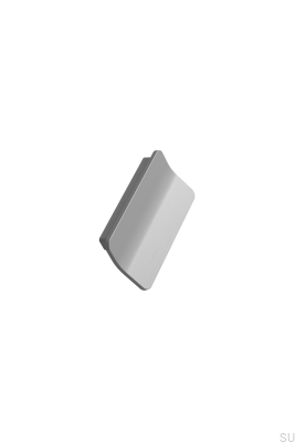 Leaf 64 Metall Silver Avlångt Möbelhandtag