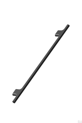 Koupe 256 avlångt möbelhandtag, aluminium, mattsvart