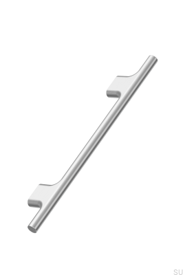 Koupe 128 Aluminium Silver Avlångt Möbelhandtag