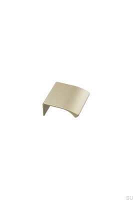 Edge Straight 40 aluminium handtag för möbel i borstat guld