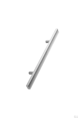 Calliope 320 avlångt möbelhandtag, stål, silver, polerad spegel