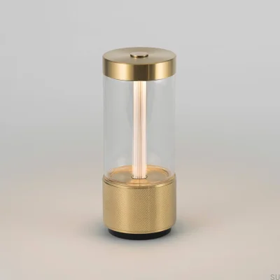 Bärbar takeaway-lampa i mässing