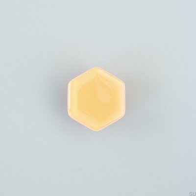 Hexagon Glas Beige Duschhandtag