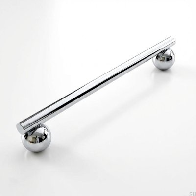 Marbelo 04 L långt möbelhandtag Mässing Silver Krom