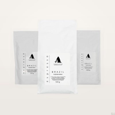 Brasilien Naturlig Miaki Espresso 500 Kaffebönor