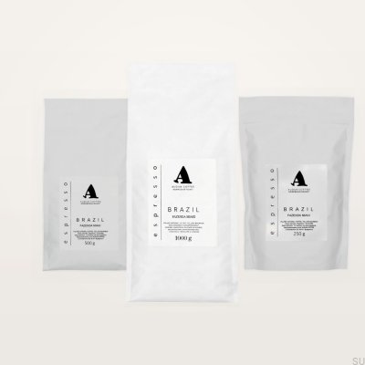 Brasilien Naturlig Miaki Espresso 1000 Kaffebönor