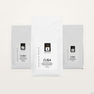 Kuba Espresso 500 kaffebönor