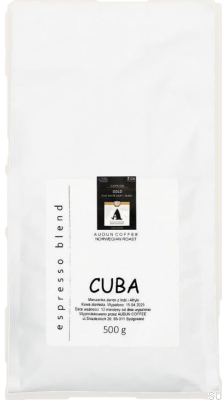 Kuba Espresso 500 kaffebönor