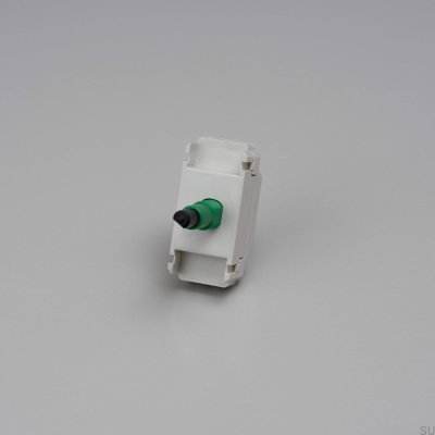 Momentan brytarmodul med utseendet av en Dummy Retractive European Standard-dimmer