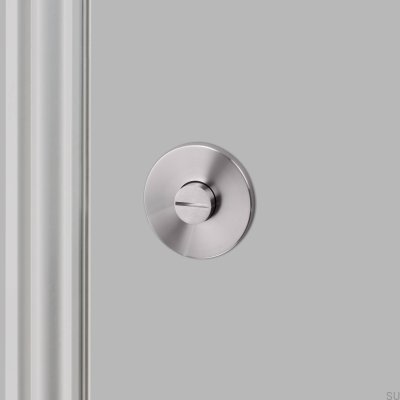 Linjärt stål silver knopplås