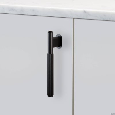 L-Bar Linear 125 Stål Svart Möbelhandtag