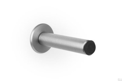 Fase Wall Aluminium Silver Borstad Väggdörrstopp