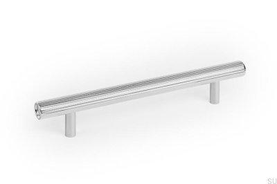 Boto 160 avlångt möbelhandtag, aluminium, förnicklad, polerad