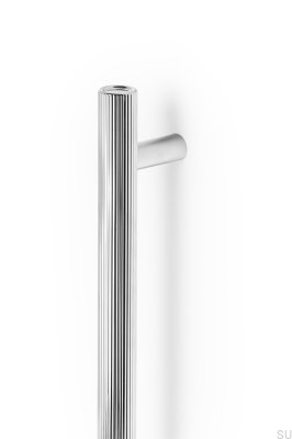 Boto Big 1024 avlångt möbelhandtag, aluminium, förnicklad, polerad