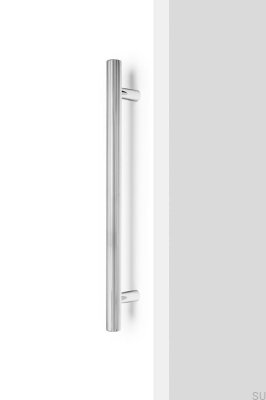 Boto Big 320 avlångt möbelhandtag, aluminium, förnicklad, polerad