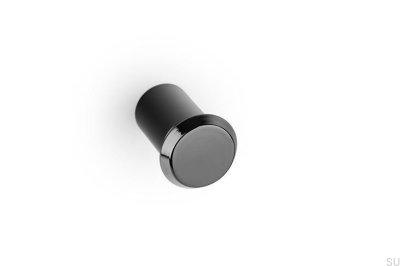 Fase 23 Möbelknopp Aluminium Svart Titan Polerad PVD