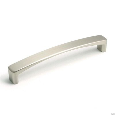 Långt möbelhandtag 1666 128 Borstad nickel