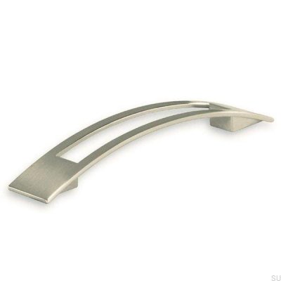 Långt möbelhandtag 2113 192 Borstad nickel