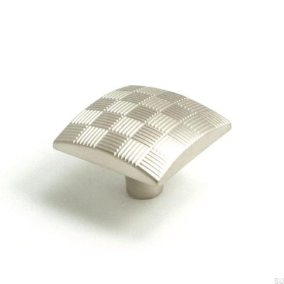 Möbelknopp 8191 34 Borstad nickel