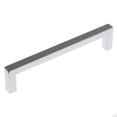 Avlångt möbelhandtag 8137 Syntetsilver