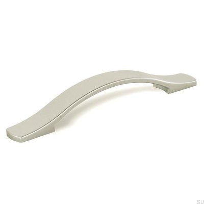 Avlångt möbelhandtag 8014 Syntetiskt silver