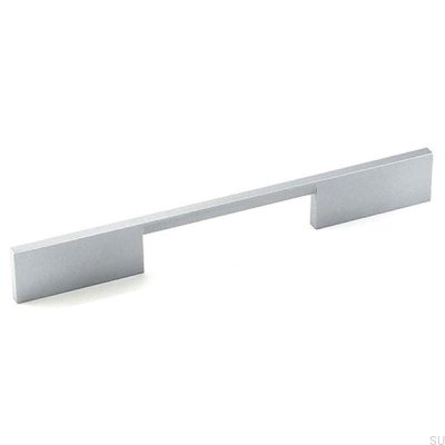 Avlångt möbelhandtag 7571 192 Borstad krom