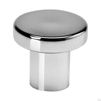 Möbelknopp 2078 Metall Silver Krom