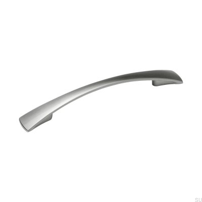 Avlångt möbelhandtag Smögen 128 Silver