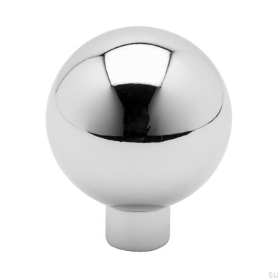 Möbelknopp 8322 Silver Polerad krom