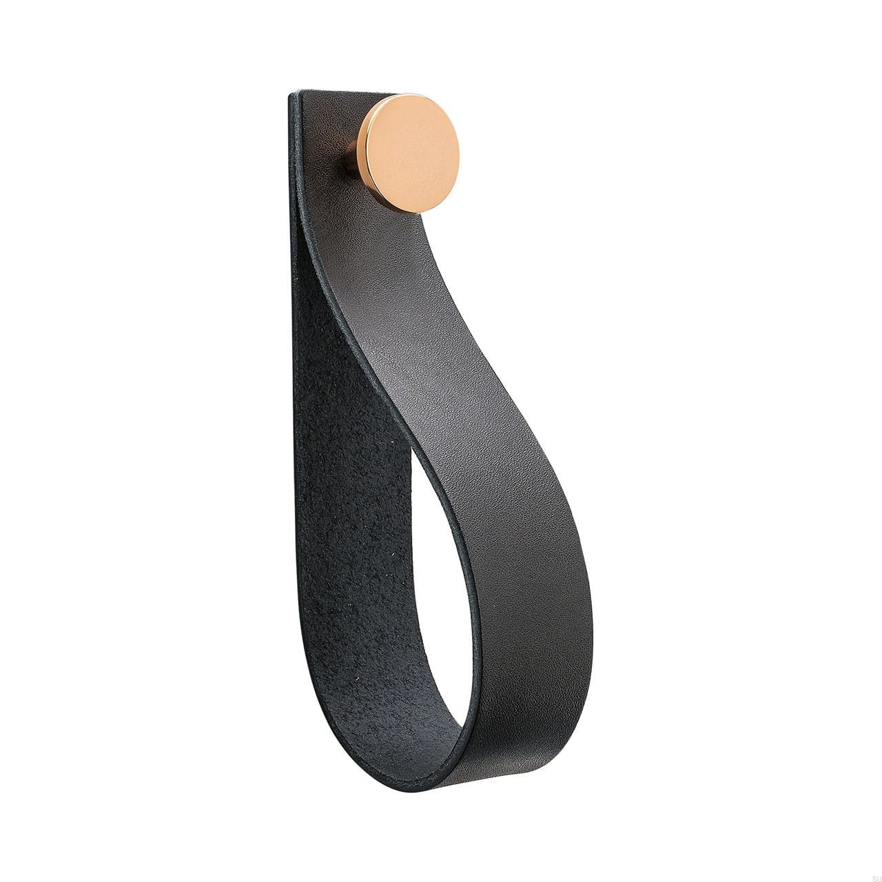 333302--Wieszak-Loop-Strap-Czarna-Skóra-Polerowana-Miedź-Beslag-Design-Skandynawskie-Uchwyty_2