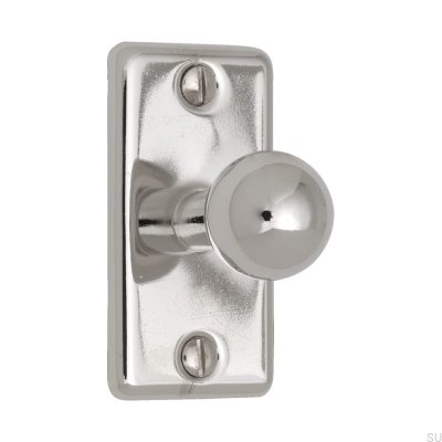 Möbelknopp 5320 Silverpolerad Nickel