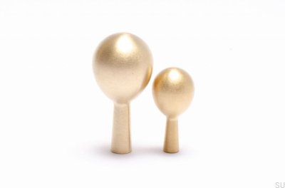 Drop 56 Guld Mässing Vägghängare Borstad Olackerad